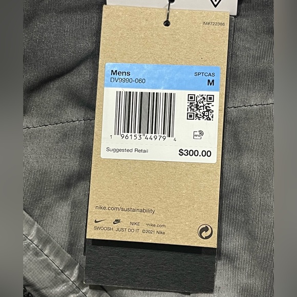 Nike Tech Pack Anthracite Parka Jacket Men’s Size M DV9990-060 RETAILS 300 - Picture 12 of 16